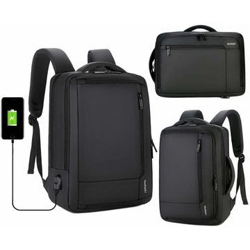 Business Anti Theft Slim Durable Laptops Backpack 15.6 Inch With USB Charging Port,Water Resistant