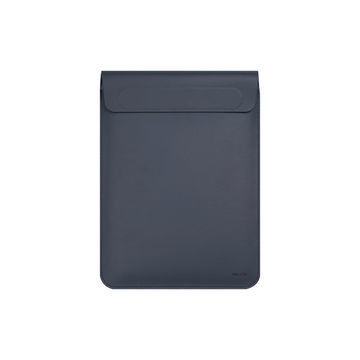 Navy Blue Laptop Bag Sleeves Lightweight For Macbook Notebook